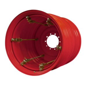 18X42 AP WHEELS 6/335 dubultdisks sarkans